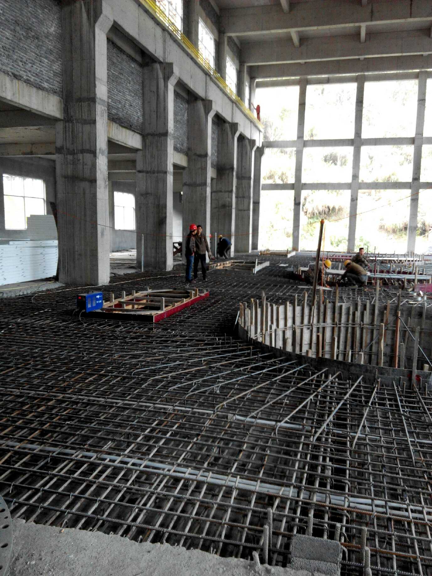 白土嶺電站安裝現場